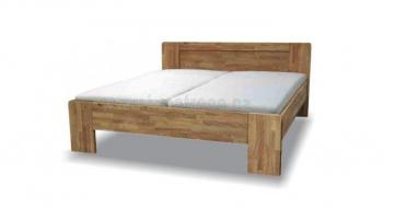 Devn postel z masivu Daniel 50plus - dvojlko, dub