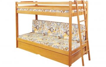 Dřevěná patrová postel TipTop