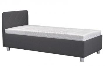 Čalouněná postel Fiona, Malmö new 95,1x krátké čelo, s matrací