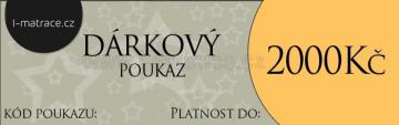 drkov poukaz v hodnot 2000K