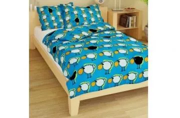 Kr�sn� bavln�n� povle�en� pro d�ti s vesel�m motivem Ove�ek.