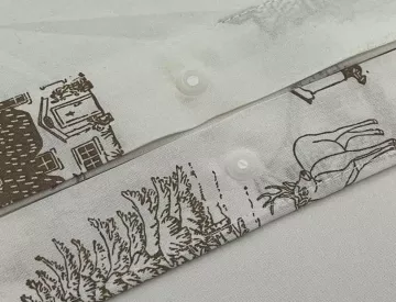 Bavln�n� povle�en� Zimn� krajina