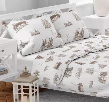 Bavln�n� povle�en� Zimn� krajina