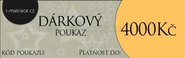 drkov poukaz v hodnot 4000K