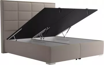 Čalouněná postel IRUMA BOXBED - prima2 beige