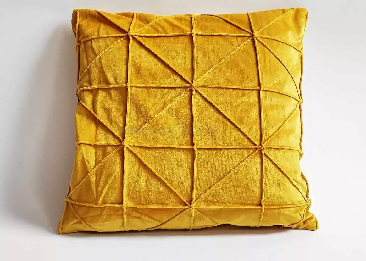 Dekorativní polštář Amy žlutý