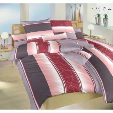 Kvalitní krepové české povlečení Bruno ve vínové barvě