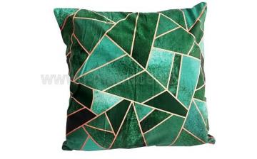 Dekorativní polštář Diamant kombinace zelených