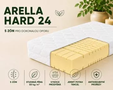 Matrace ze studen� p�ny Arella Hard 24