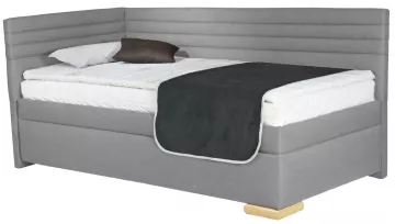 Jednolůžková čalouněná postel GIVI s čely