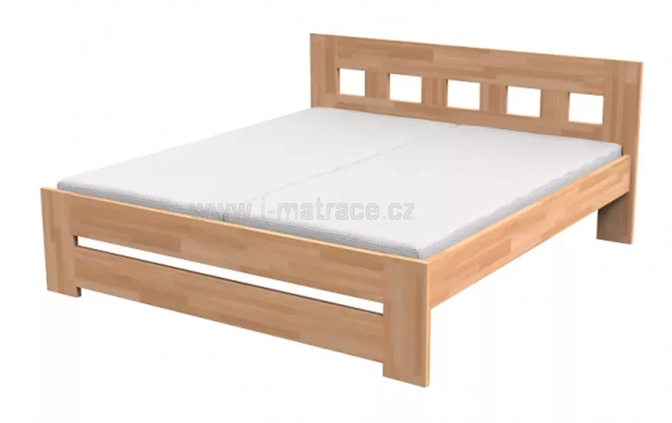 Dřevěná postel Jana