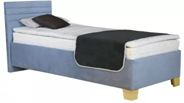Jednolůžková čalouněná postel LIVA s čelem