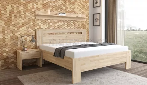 Dřevěná postel Lívia H