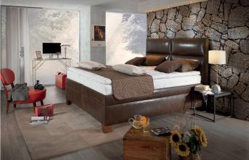 Čalouněná postel Luigi v látce 204