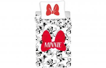 Dtsk bavlnn povleen Minnie red bow