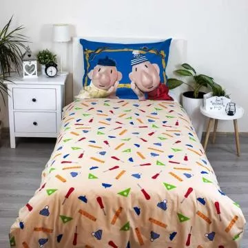 Bavlnn povleen Pat a Mat blue