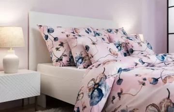 Bavlněné povlečení Bloom elegance pudrová