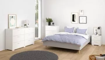 Komoda Selina 700, bílá v interiéru