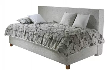 Čalouněná postel Sono s dlouhým čelem