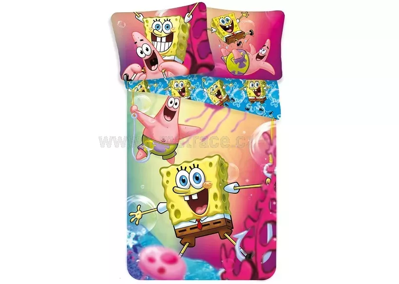 Bavlnn povleen Sponge Bob blue