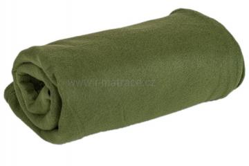 Fleecová deka Fleece uni zelená