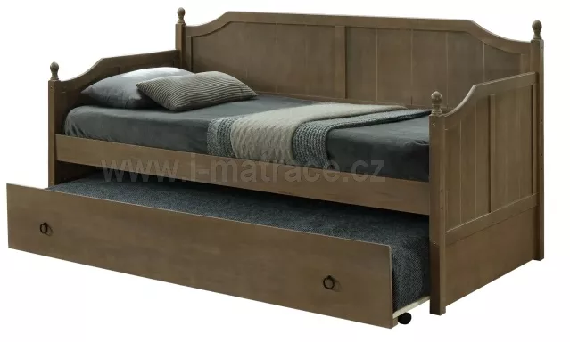 Rozkládací postel Baroba dub antický
