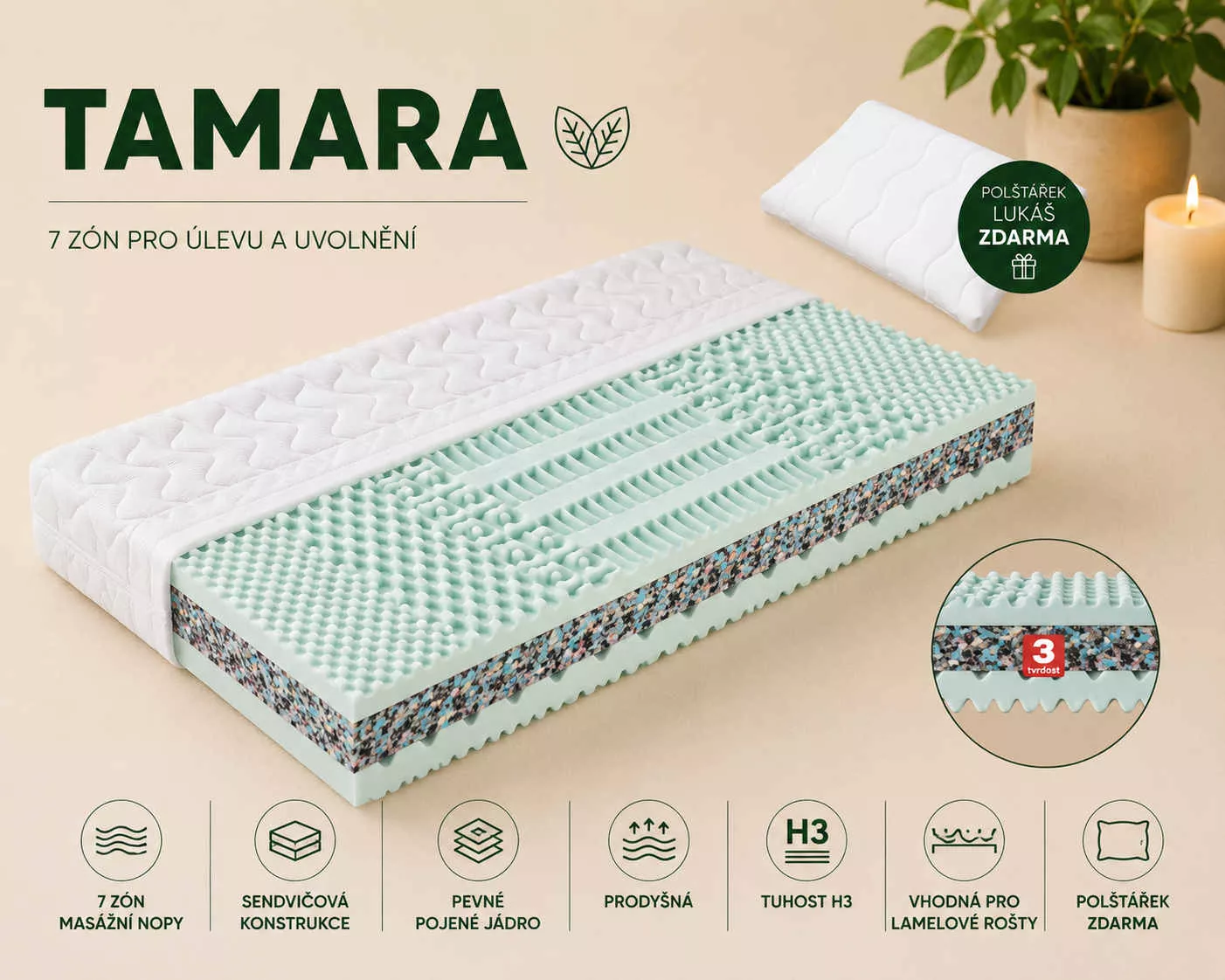 Matrace Tamara