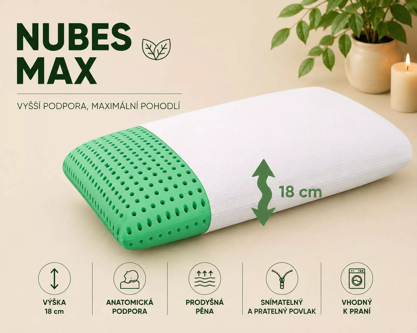Polštář Nubes Max Polštář Nubes Max