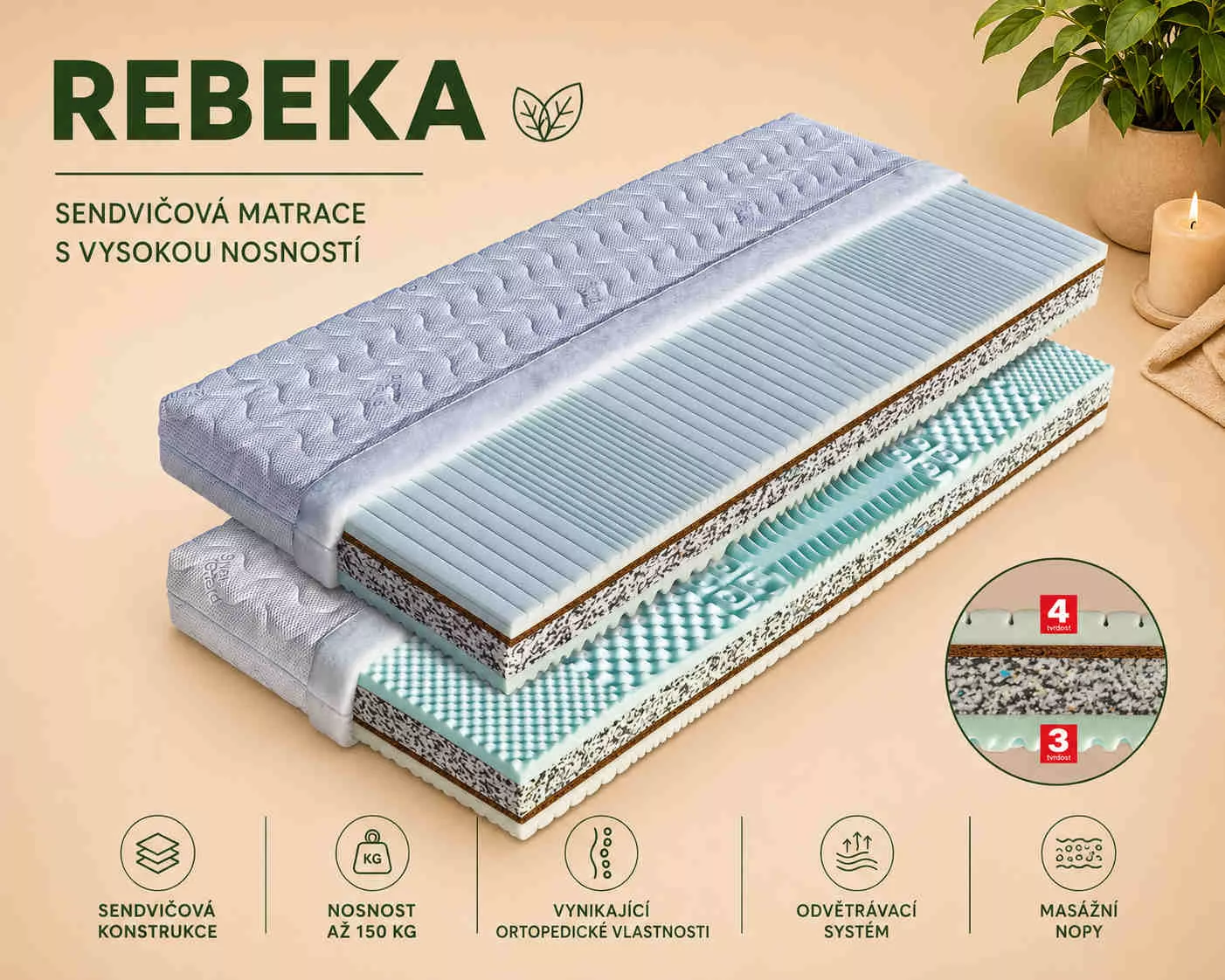 matrace Rebeka matrace Rebeka